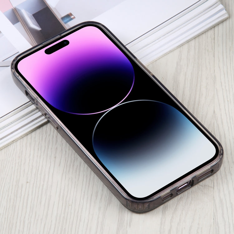 For iPhone 14 Pro Max GEBEI Acrylic Phone Case(Transparent Black) - HoMEdemic™ 