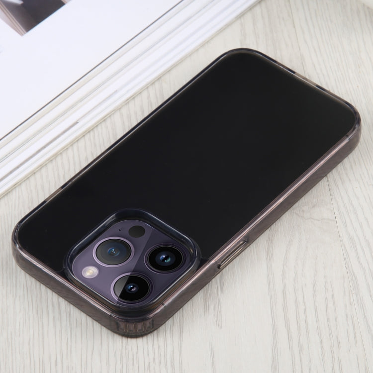 For iPhone 14 Pro Max GEBEI Acrylic Phone Case(Transparent Black) - HoMEdemic™ 