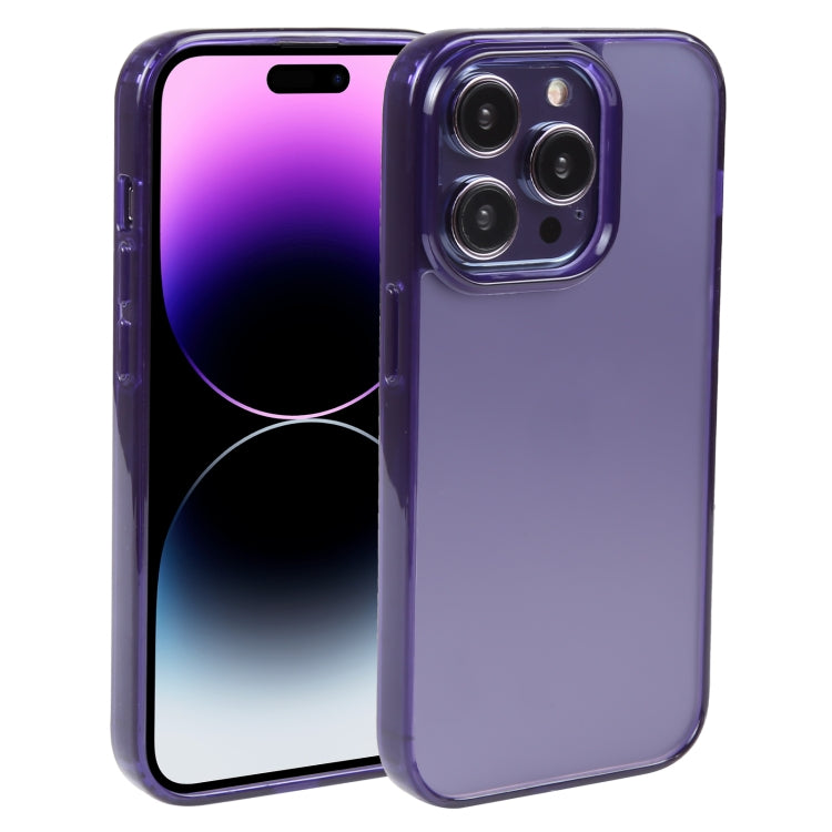For iPhone 14 Pro GEBEI Acrylic Phone Case (Purple) - HoMEdemic™ 