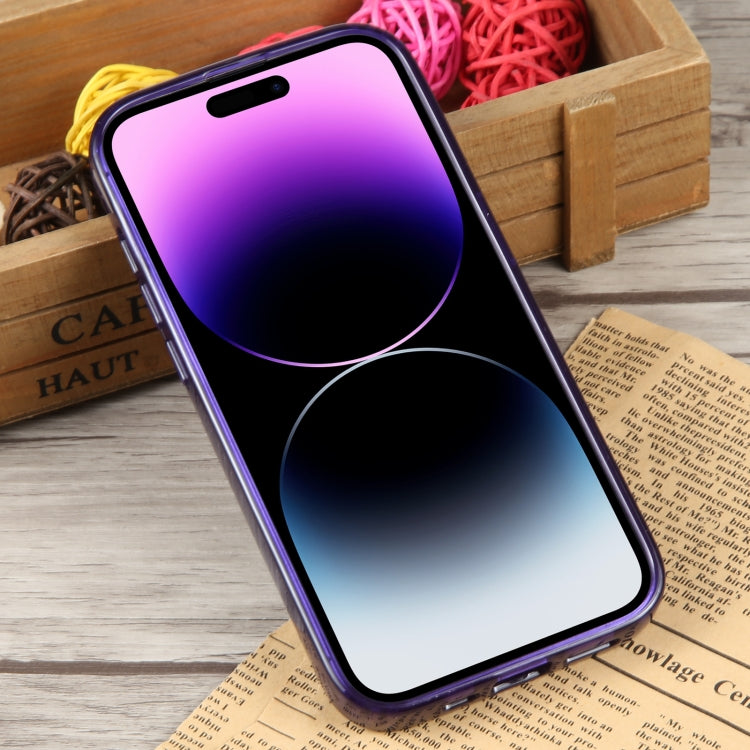 For iPhone 14 Pro GEBEI Acrylic Phone Case (Purple) - HoMEdemic™ 