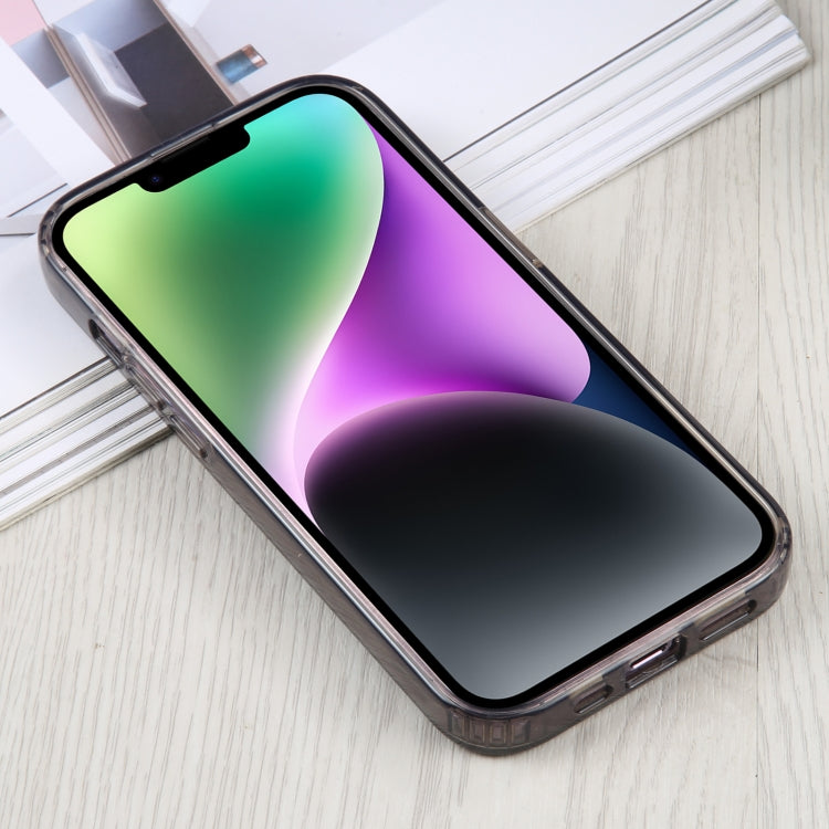 For iPhone 14 Plus GEBEI Acrylic Phone Case(Transparent Black) - HoMEdemic™ 