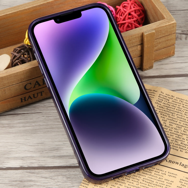 For iPhone 14 Plus GEBEI Acrylic Phone Case (Purple) - HoMEdemic™ 