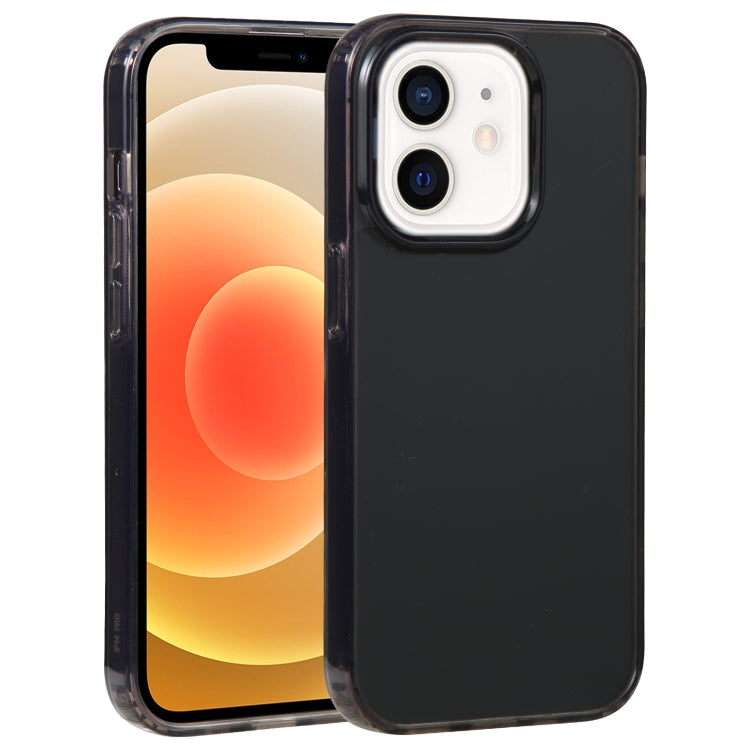 For iPhone 12 GEBEI Acrylic Phone Case(Transparent Black) - HoMEdemic™ 