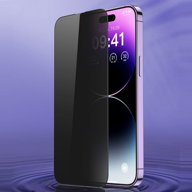 For iPhone 14 Plus/13 Pro Max TOTU AB-075 Privacy Protection Full Screen Tempered Film with Dust Chamber - HoMEdemic™ 