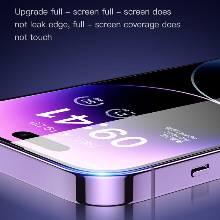 For iPhone 14 Plus/13 Pro Max TOTU AB-075 Privacy Protection Full Screen Tempered Film with Dust Chamber - HoMEdemic™ 
