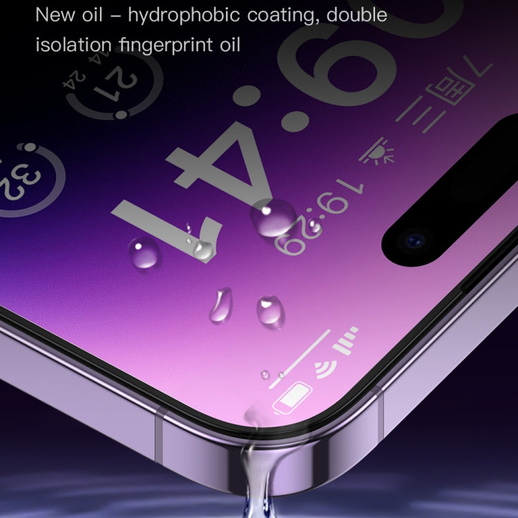 For iPhone 14 Plus/13 Pro Max TOTU AB-075 Privacy Protection Full Screen Tempered Film with Dust Chamber - HoMEdemic™ 