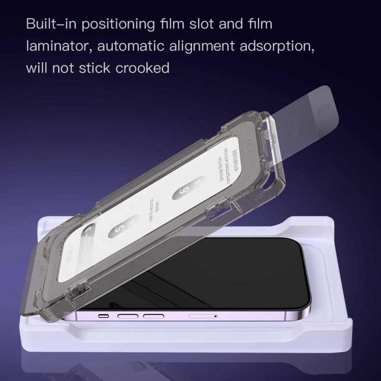 For iPhone 14 Plus/13 Pro Max TOTU AB-075 Privacy Protection Full Screen Tempered Film with Dust Chamber - HoMEdemic™ 