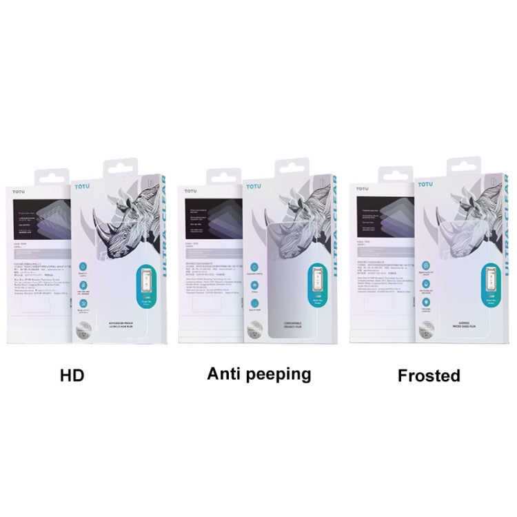 For iPhone 14 Plus/13 Pro Max TOTU AB-075 Privacy Protection Full Screen Tempered Film with Dust Chamber - HoMEdemic™ 