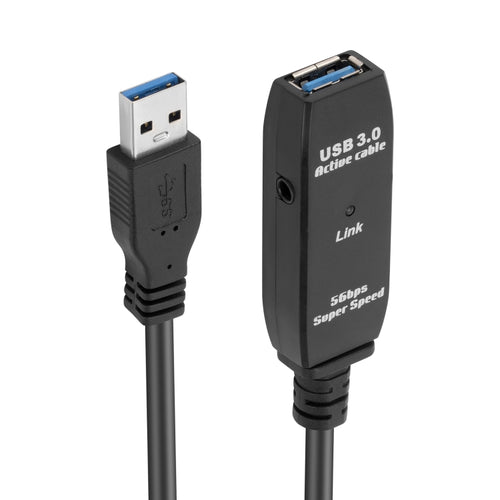 USB 3.0 Male to Female Data Sync Super Speed Extension Cable, Length:5m - HoMEdemic™ 