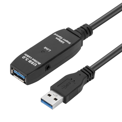 USB 3.0 Male to Female Data Sync Super Speed Extension Cable, Length:5m - HoMEdemic™ 