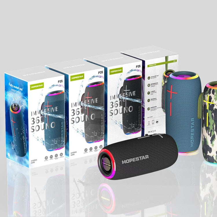 HOPESTAR P35 20W Outdoor IPX7 Waterproof TWS Wireless Bluetooth Speaker(Camouflage) - HoMEdemic™ 