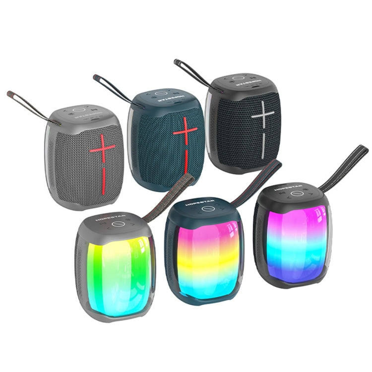 HOPESTAR P50 mini TWS Outdoor RGB Light IPX6Waterproof Bluetooth Speaker(Black) - HoMEdemic™ 