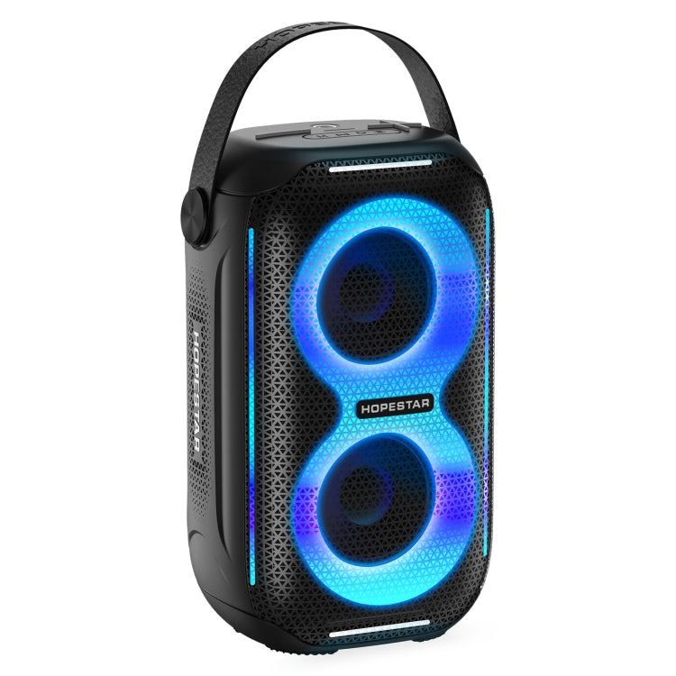 HOPESTAR Party200 mini Portable Tone Pulse RGB Light Bluetooth Speaker(Black) - HoMEdemic™ 