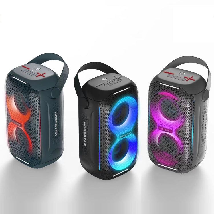 HOPESTAR Party200 mini Portable Tone Pulse RGB Light Bluetooth Speaker(Black) - HoMEdemic™ 