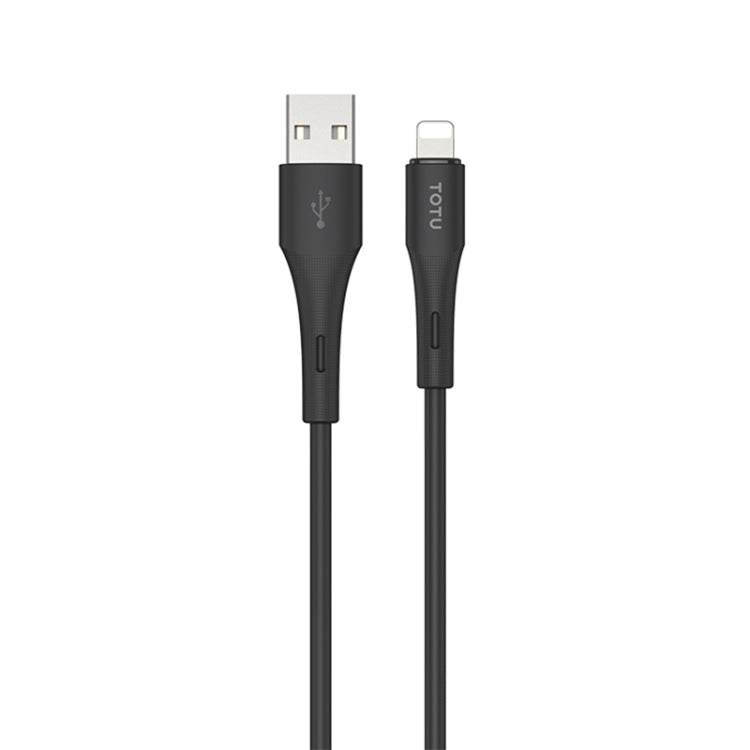 TOTU BL-017 Skin Sense Series USB to 8 Pin Silicone Data Cable, Length:2m(Black) - HoMEdemic™ 