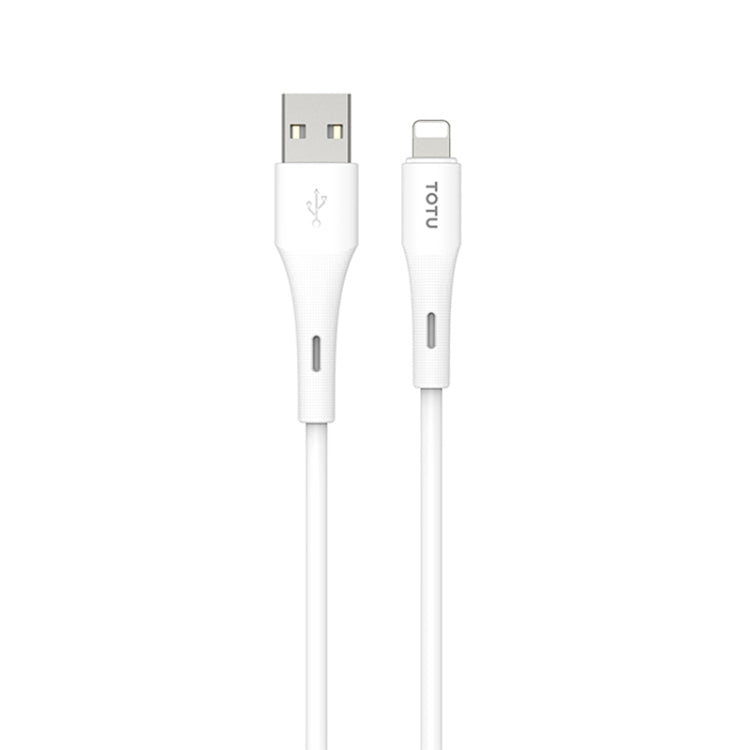 TOTU BL-017 Skin Sense Series USB to 8 Pin Silicone Data Cable, Length:2m(White) - HoMEdemic™ 