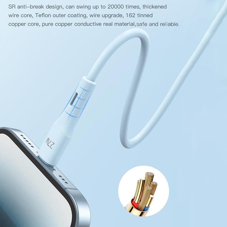 TOTU BL-017 Skin Sense Series USB to 8 Pin Silicone Data Cable, Length:2m(Black) - HoMEdemic™ 