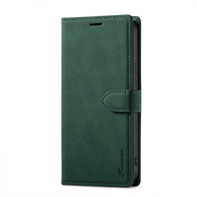 For iPhone 14 Forwenw F1 Series Matte Strong Magnetism Leather Phone Case(Green) - HoMEdemic™ 