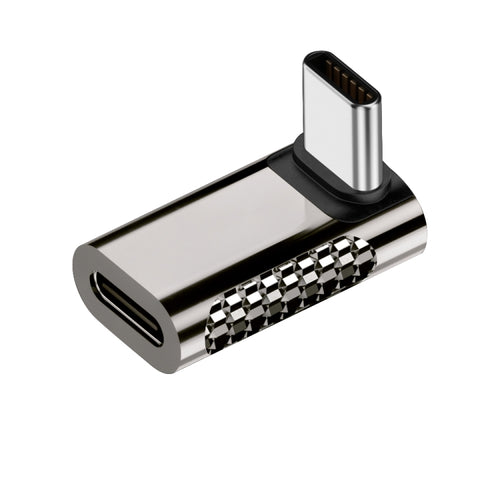 100W Type-C Male to Type-C Female 20Gbps Zinc Alloy Adapter, Style:Vertical Angle - HoMEdemic™ 