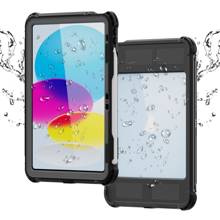 For iPad 2025 / 2022 RedPepper Shockproof Dustproof Waterproof Tablet Case(Black) - HoMEdemic™ 