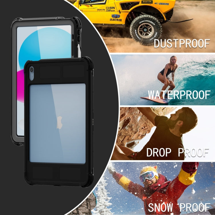 For iPad 2025 / 2022 RedPepper Shockproof Dustproof Waterproof Tablet Case(Black) - HoMEdemic™ 