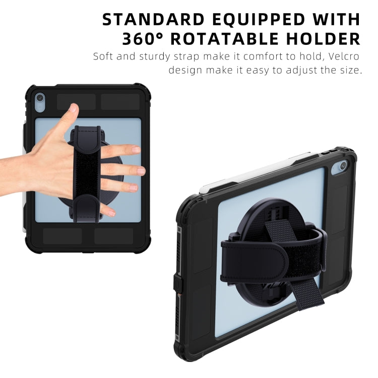 For iPad 2025 / 2022 RedPepper Shockproof Dustproof Waterproof Tablet Case(Black) - HoMEdemic™ 