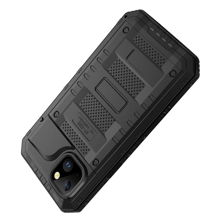For iPhone 14 Plus RedPepper Wolf 360 Full Body Rugged Life Waterproof Phone Case(Black) - HoMEdemic™ 