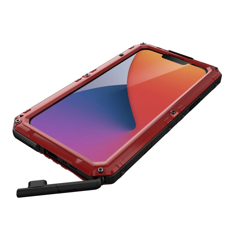 For iPhone 14 Plus RedPepper Wolf 360 Full Body Rugged Life Waterproof Phone Case(Red) - HoMEdemic™ 