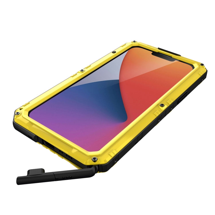 For iPhone 14 Plus RedPepper Wolf 360 Full Body Rugged Life Waterproof Phone Case(Yellow) - HoMEdemic™ 