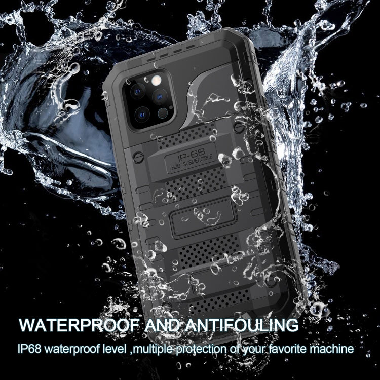 For iPhone 14 Plus RedPepper Wolf 360 Full Body Rugged Life Waterproof Phone Case(Black) - HoMEdemic™ 