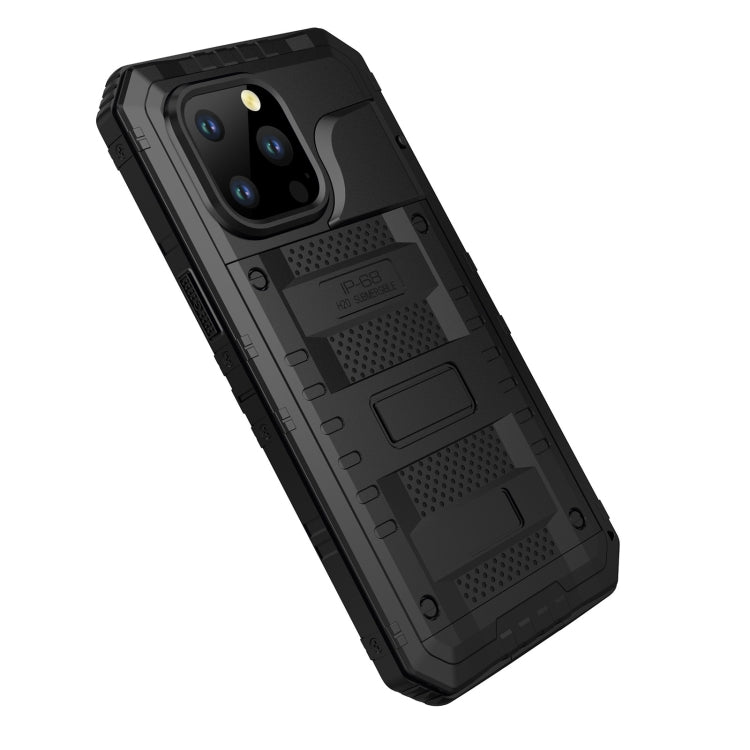For iPhone 14 Pro RedPepper Wolf 360 Full Body Rugged Life Waterproof Phone Case(Black) - HoMEdemic™ 