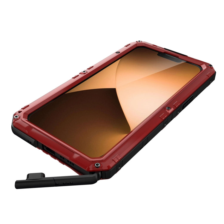 For iPhone 14 Pro RedPepper Wolf 360 Full Body Rugged Life Waterproof Phone Case(Red) - HoMEdemic™ 