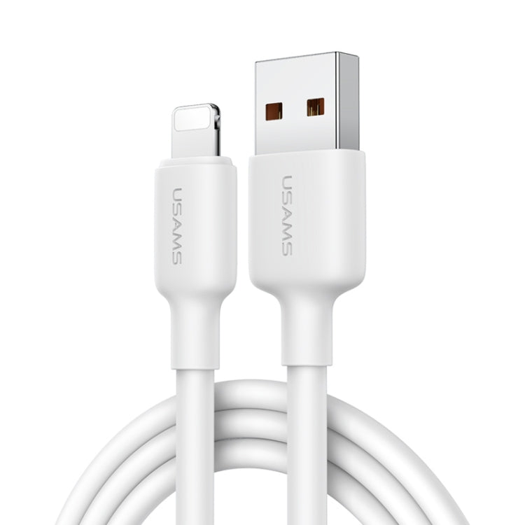 USAMS US-SJ605 U84 2.4A USB to 8 Pin Charging Data Cable, Cable Length:2m(White) - HoMEdemic™ 