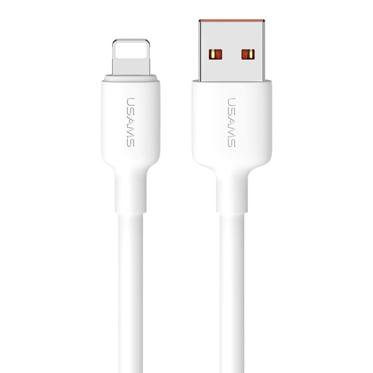 USAMS US-SJ605 U84 2.4A USB to 8 Pin Charging Data Cable, Cable Length:2m(White) - HoMEdemic™ 
