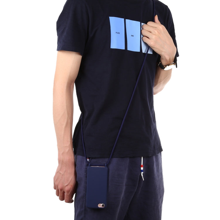 Candy Color TPU Protective Case with Lanyard, For iPhone 6s / 6, For iPhone 6s Plus / 6 Plus, For iPhone 8 / 7