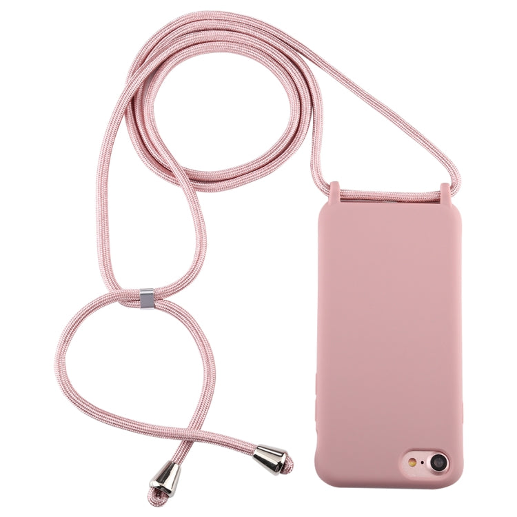 Candy Color TPU Protective Case with Lanyard, For iPhone 6s / 6, For iPhone 6s Plus / 6 Plus, For iPhone 8 / 7