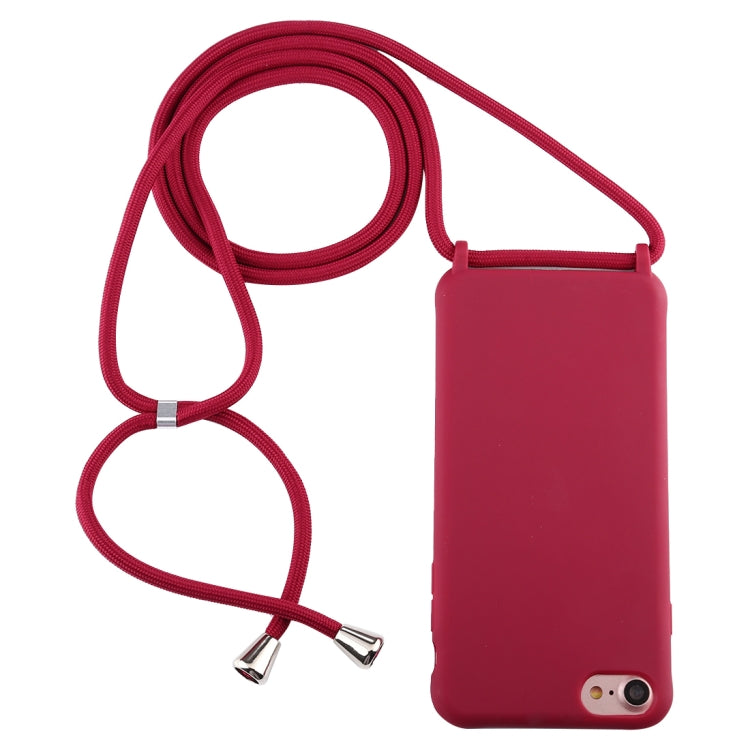 Candy Color TPU Protective Case with Lanyard, For iPhone 6s / 6, For iPhone 6s Plus / 6 Plus, For iPhone 8 / 7