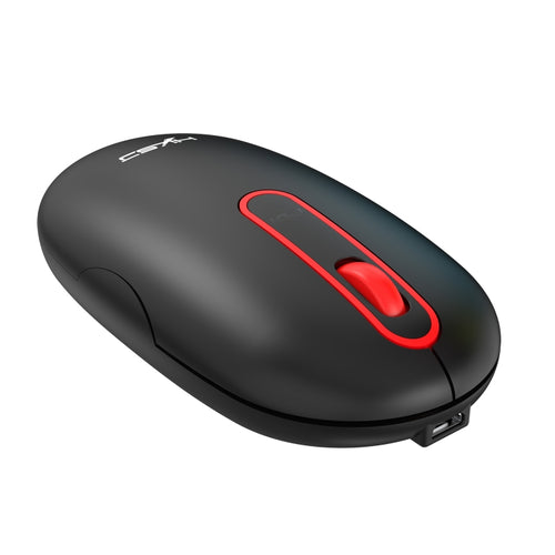 HXSJ T15 2.4GHz 4 Keys Wireless Mute Mouse(Black) - HoMEdemic™ 