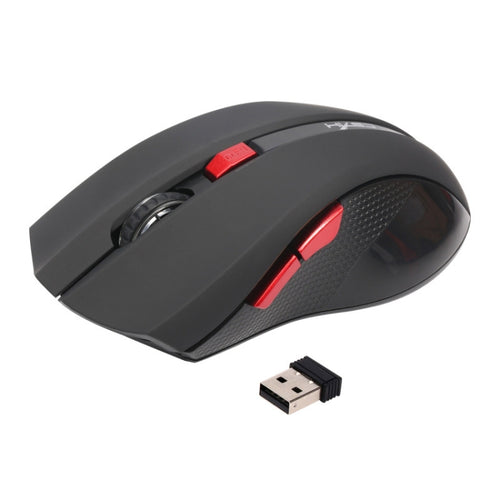 HXSJ X50 2.4G 6 Keys 1600DPI Three-speed Adjustable Wireless Mouse(Black) - HoMEdemic™ 