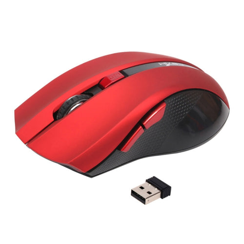 HXSJ X50 2.4G 6 Keys 1600DPI Three-speed Adjustable Wireless Mouse(Red) - HoMEdemic™ 