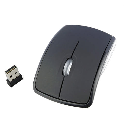 HXSJ ZD-01 1600DPI 2.4GHz Wireless Foldable Mouse(Black) - HoMEdemic™ 