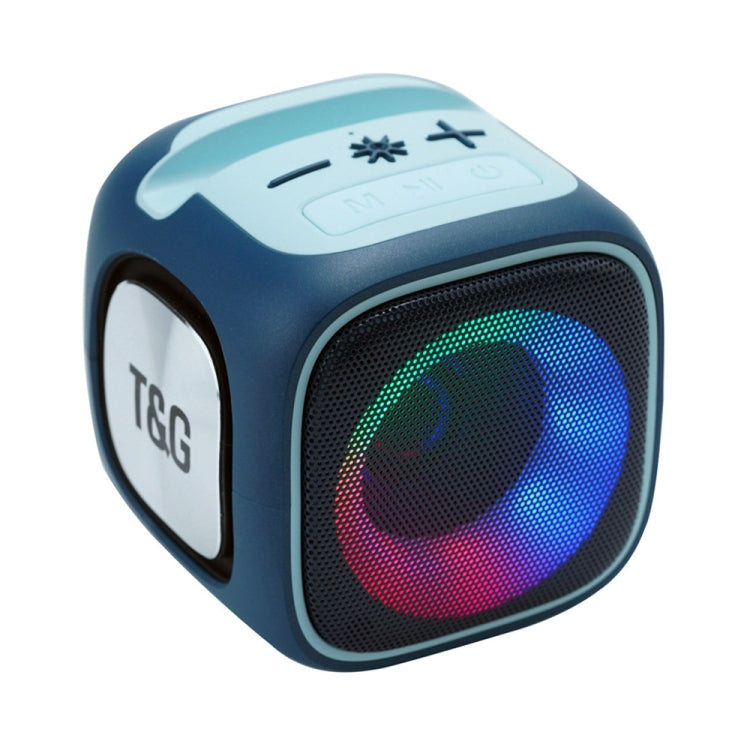 T&G TG359 Portable Outdoor LED Wireless Bluetooth Speaker(Blue) - HoMEdemic™ 