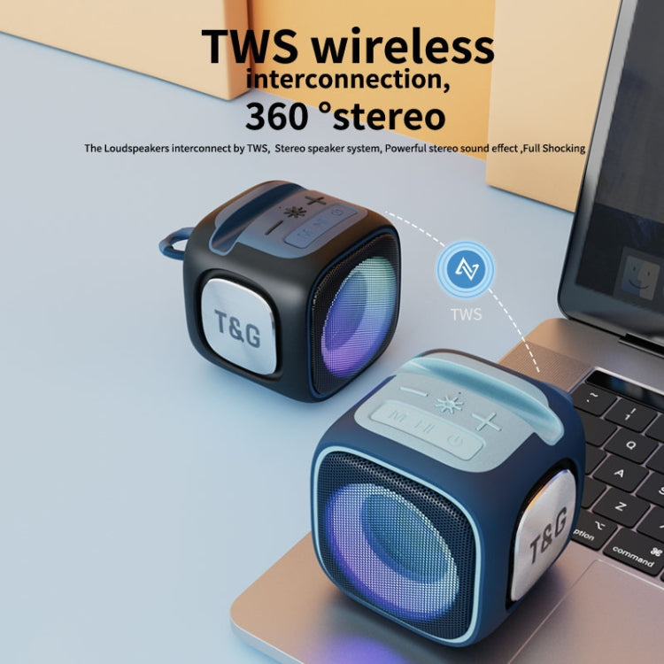 T&G TG359 Portable Outdoor LED Wireless Bluetooth Speaker(Black) - HoMEdemic™ 