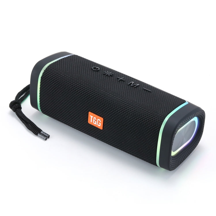 T&G TG375 Outdoor Portable LED Light RGB Wireless Bluetooth Speaker Subwoofer(Black) - HoMEdemic™ 