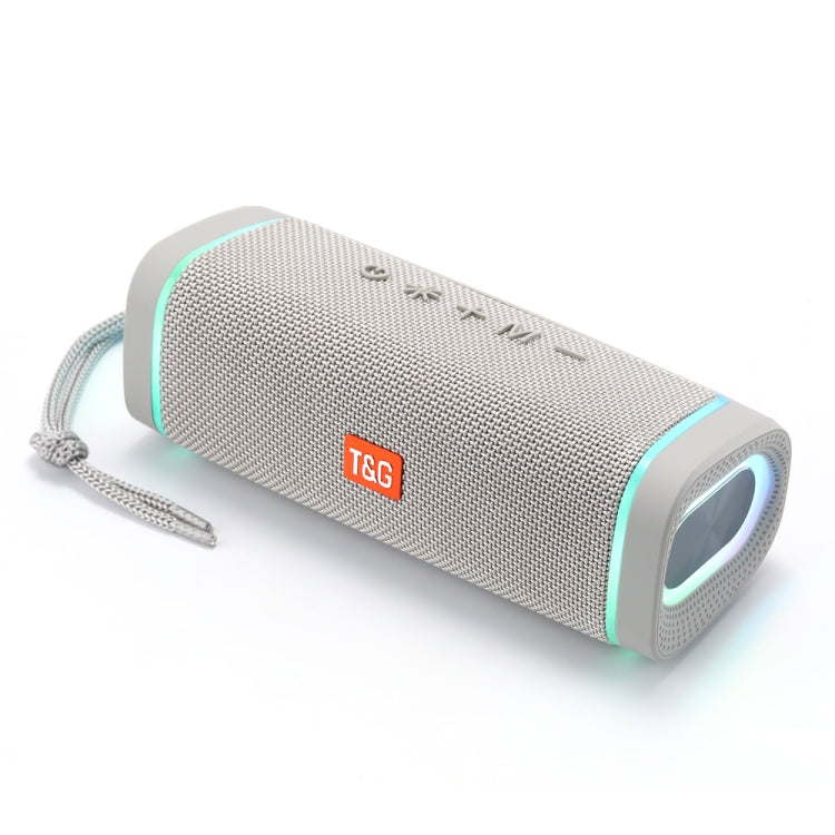 T&G TG375 Outdoor Portable LED Light RGB Wireless Bluetooth Speaker Subwoofer(Grey) - HoMEdemic™ 