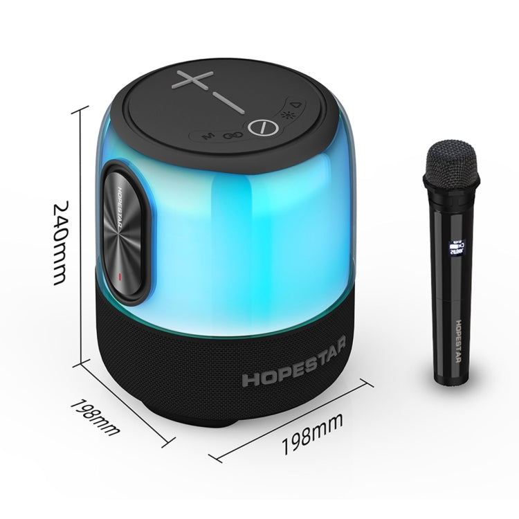 HOPESTAR SC-01 Waterproof LED Light Wireless Bluetooth Speaker(Blue) - HoMEdemic™ 