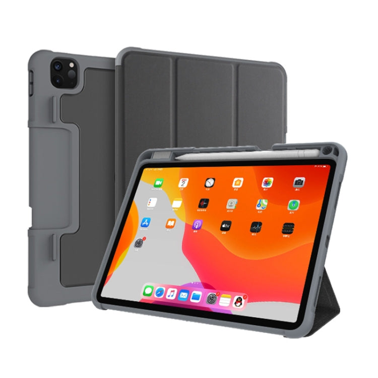 For iPad Pro 11 2022 / 2021 / 2020 Mutural Horizontal Flip Leather Tablet Case with Holder & Pen Slot(Black) - HoMEdemic™ 