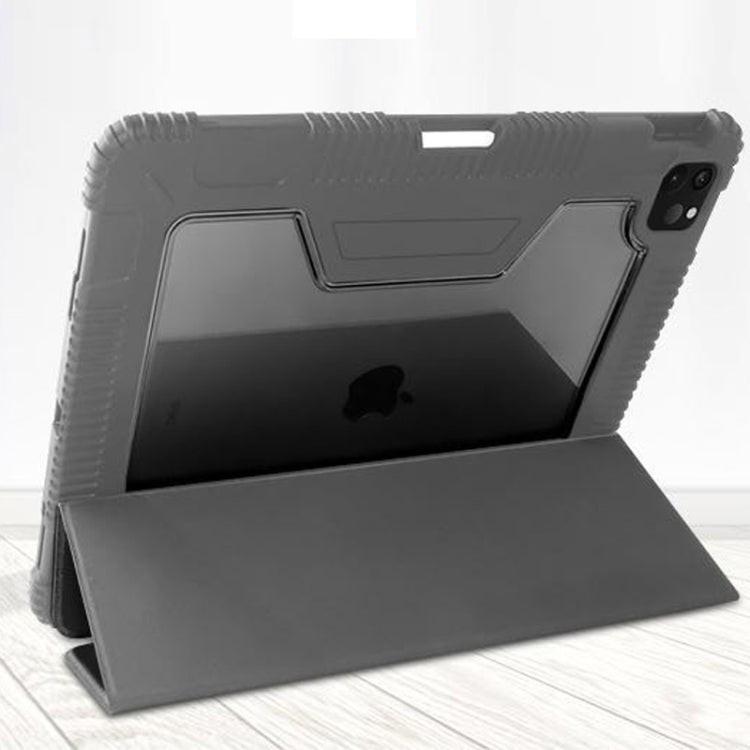 For iPad Pro 11 2022 / 2021 / 2020 Mutural Horizontal Flip Leather Tablet Case with Holder & Pen Slot(Dark Blue) - HoMEdemic™ 