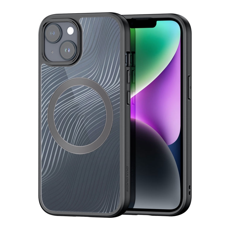 For iPhone 15 DUX DUCIS Aimo Mag Series TPU + PC MagSafe Frosted Feel Phone Case(Black) - HoMEdemic™ 