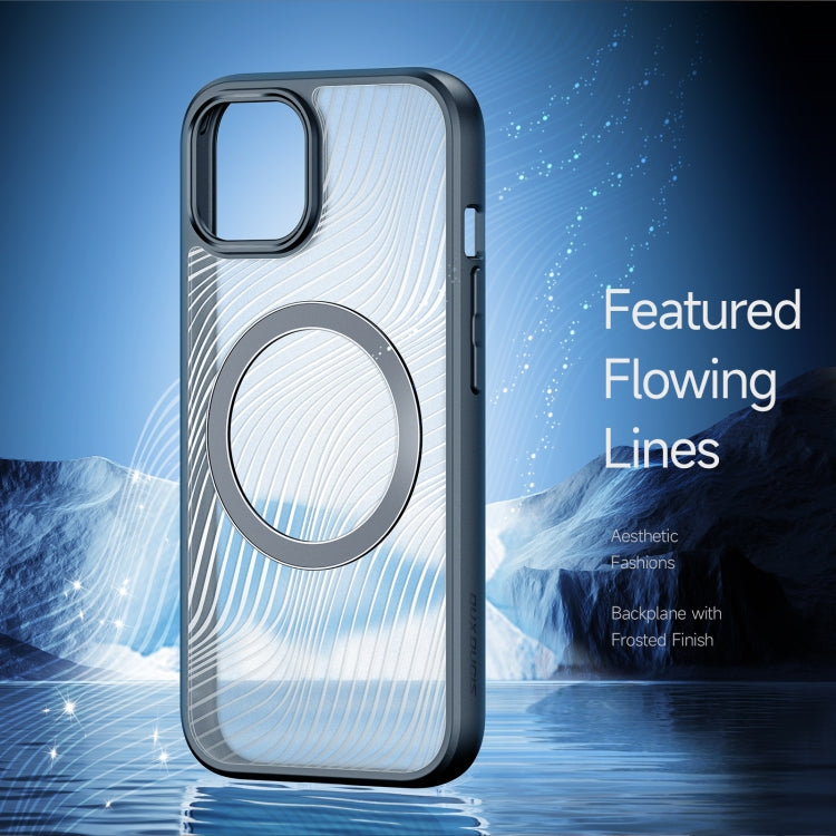 For iPhone 15 DUX DUCIS Aimo Mag Series TPU + PC MagSafe Frosted Feel Phone Case(Black) - HoMEdemic™ 